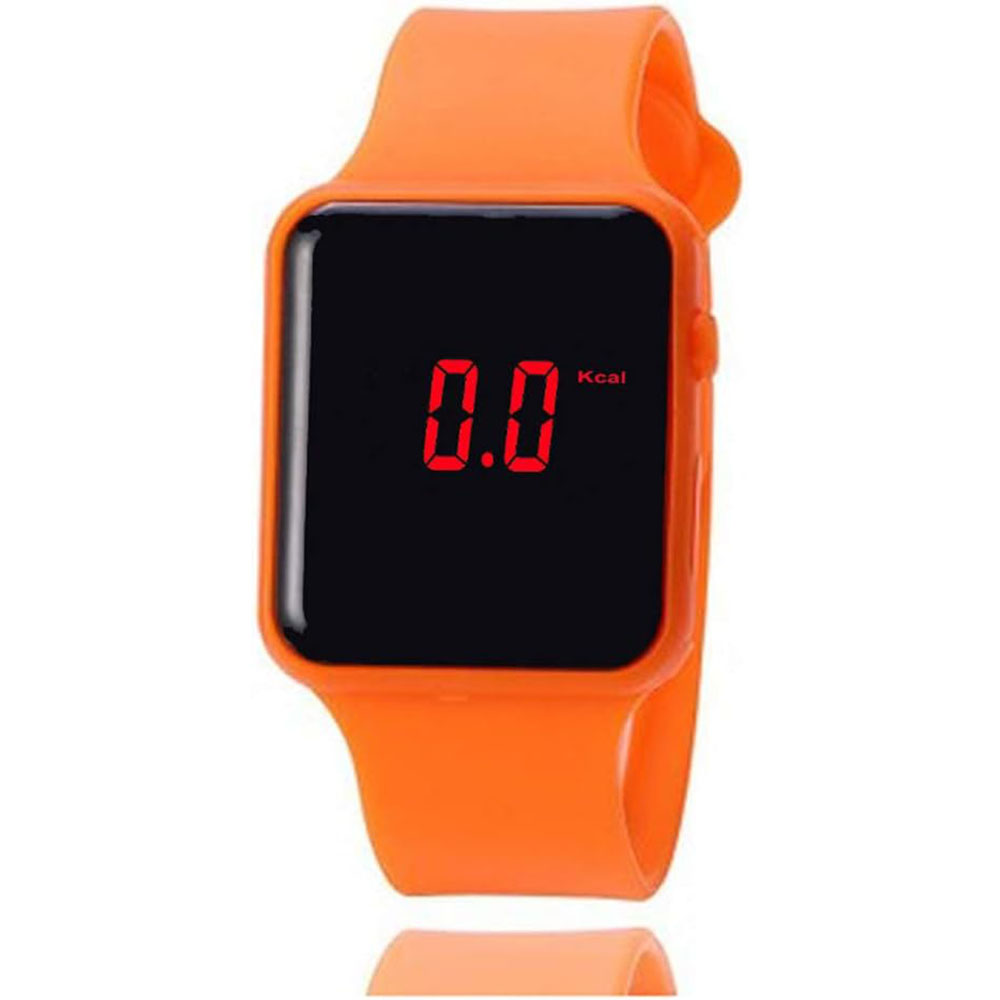 Unisex LED Digital Silicone Sports Bracelet Watch with Electronic Display