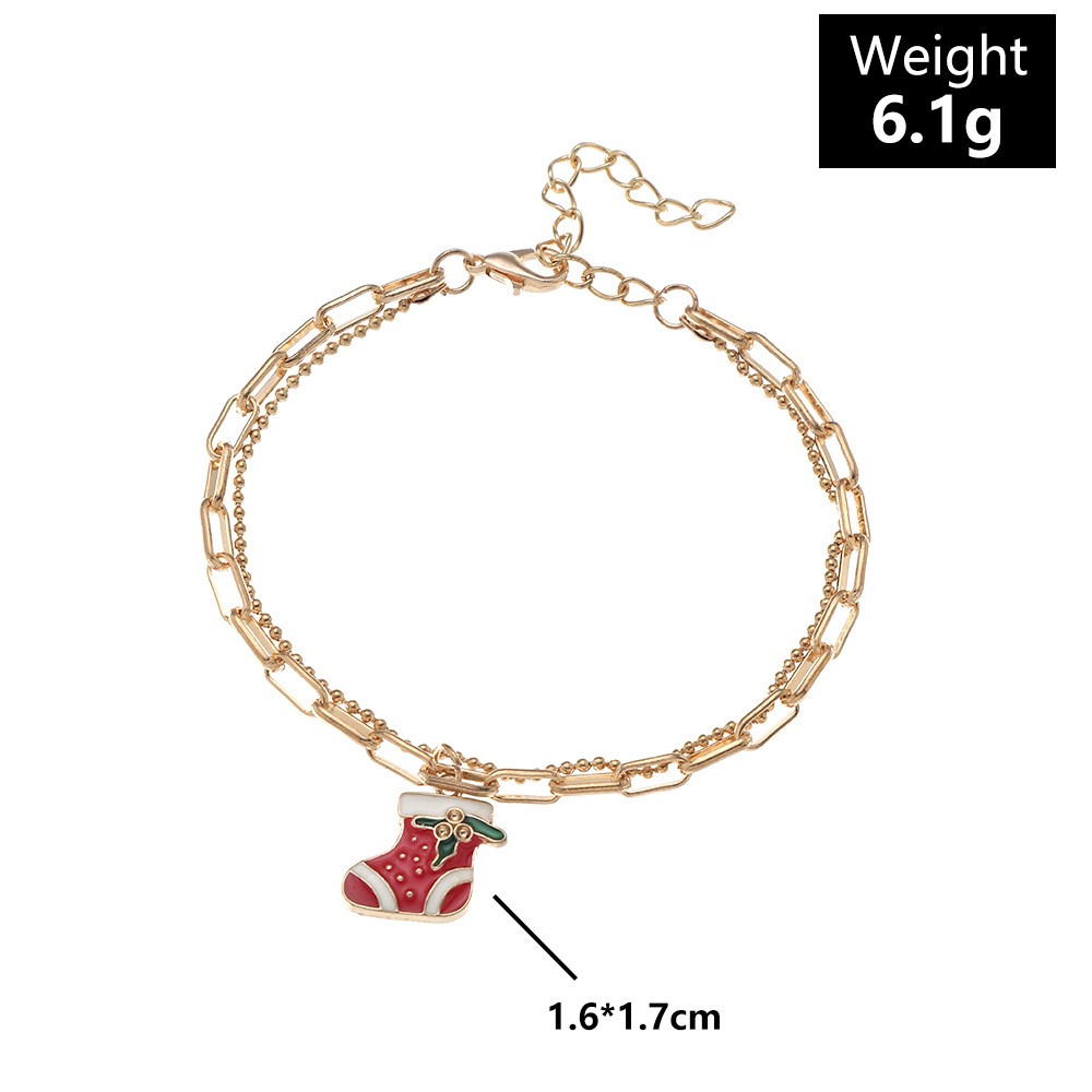 Christmas Ornaments Bracelet for Women